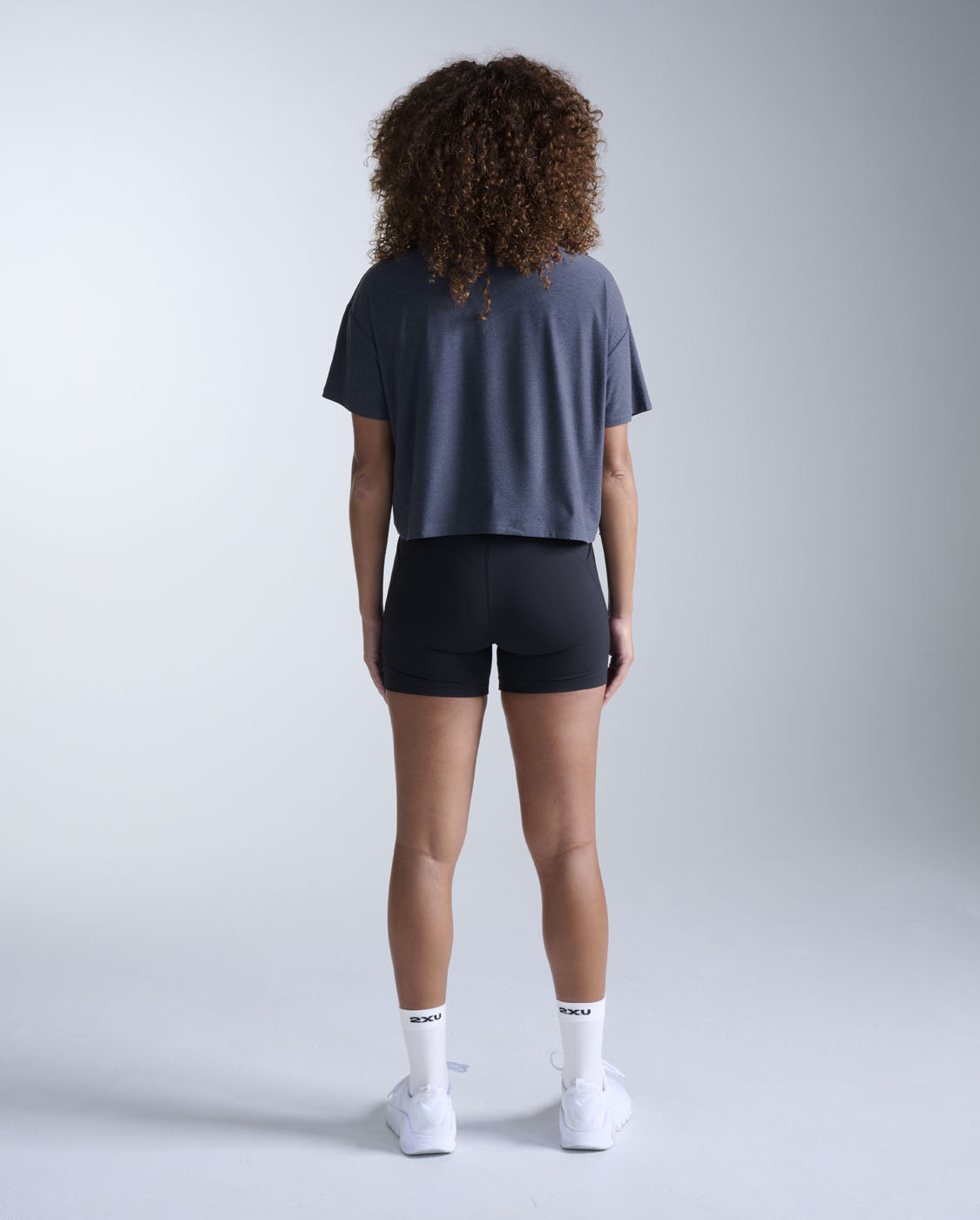 Form Soft Jersey Relaxed Tee, India Ink/White