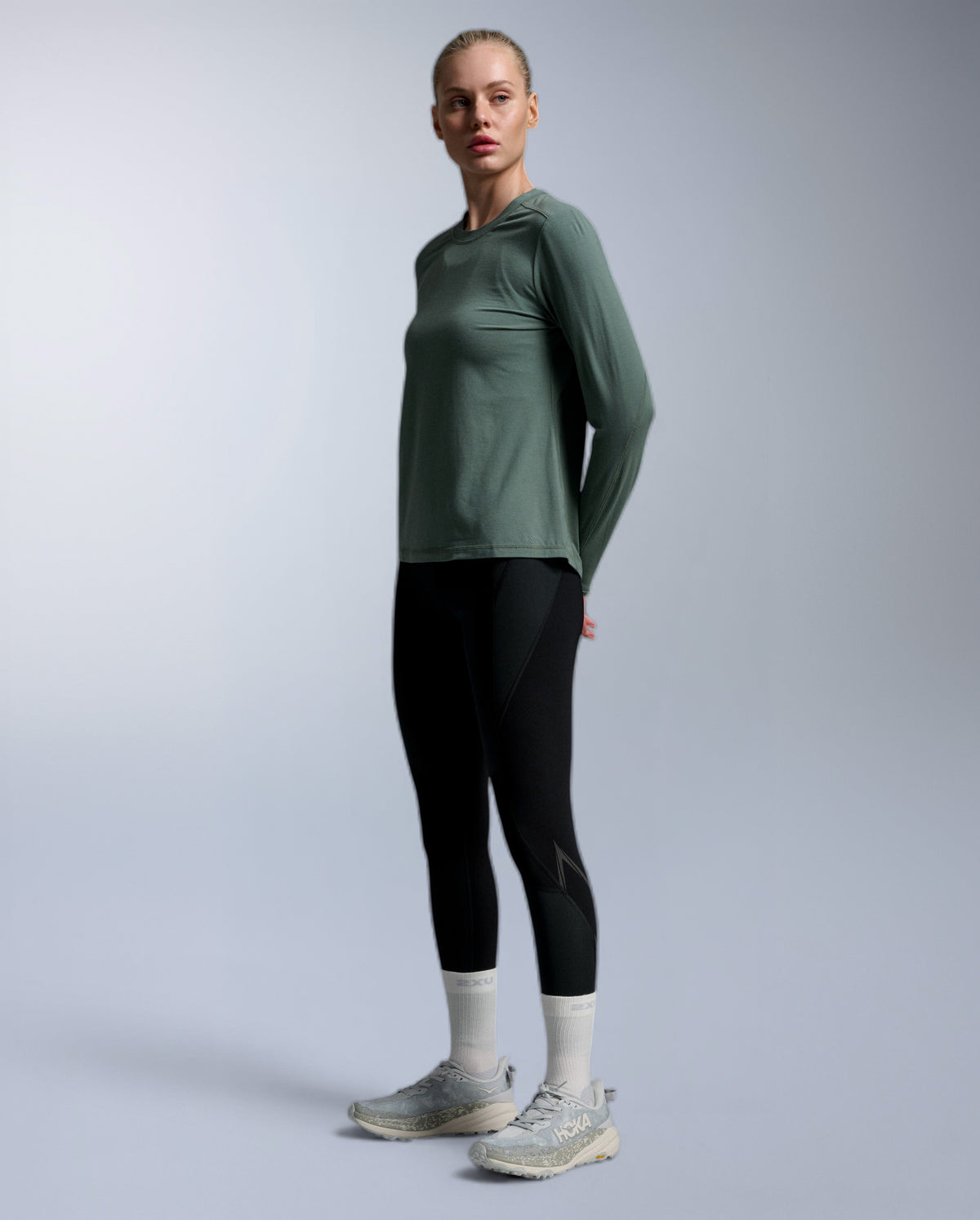 Ignition Wool Long Sleeve, Olive Leaf/Olive Leaf