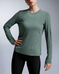 Ignition Wool Long Sleeve, Olive Leaf/Olive Leaf