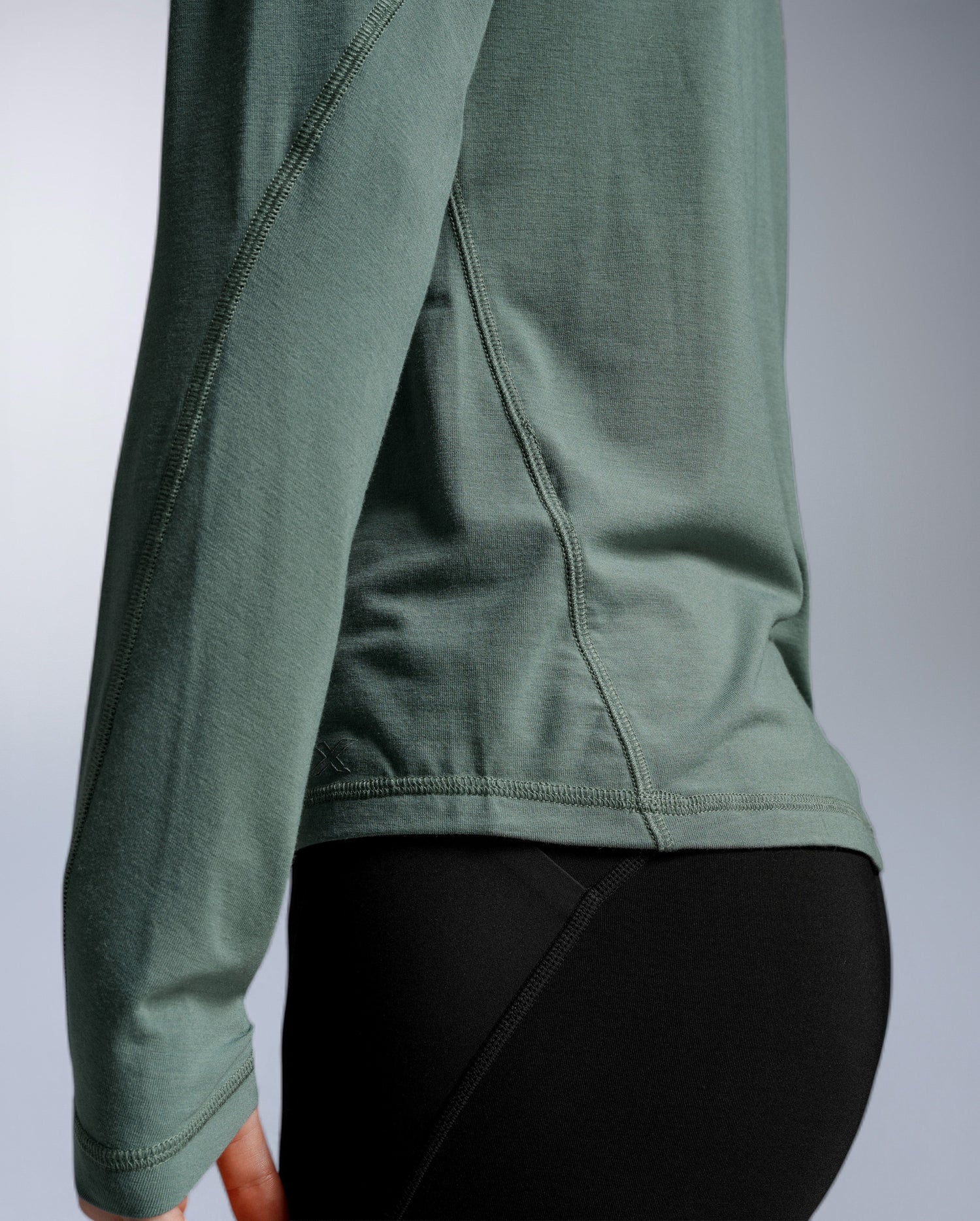 Ignition Wool Long Sleeve, Olive Leaf/Olive Leaf