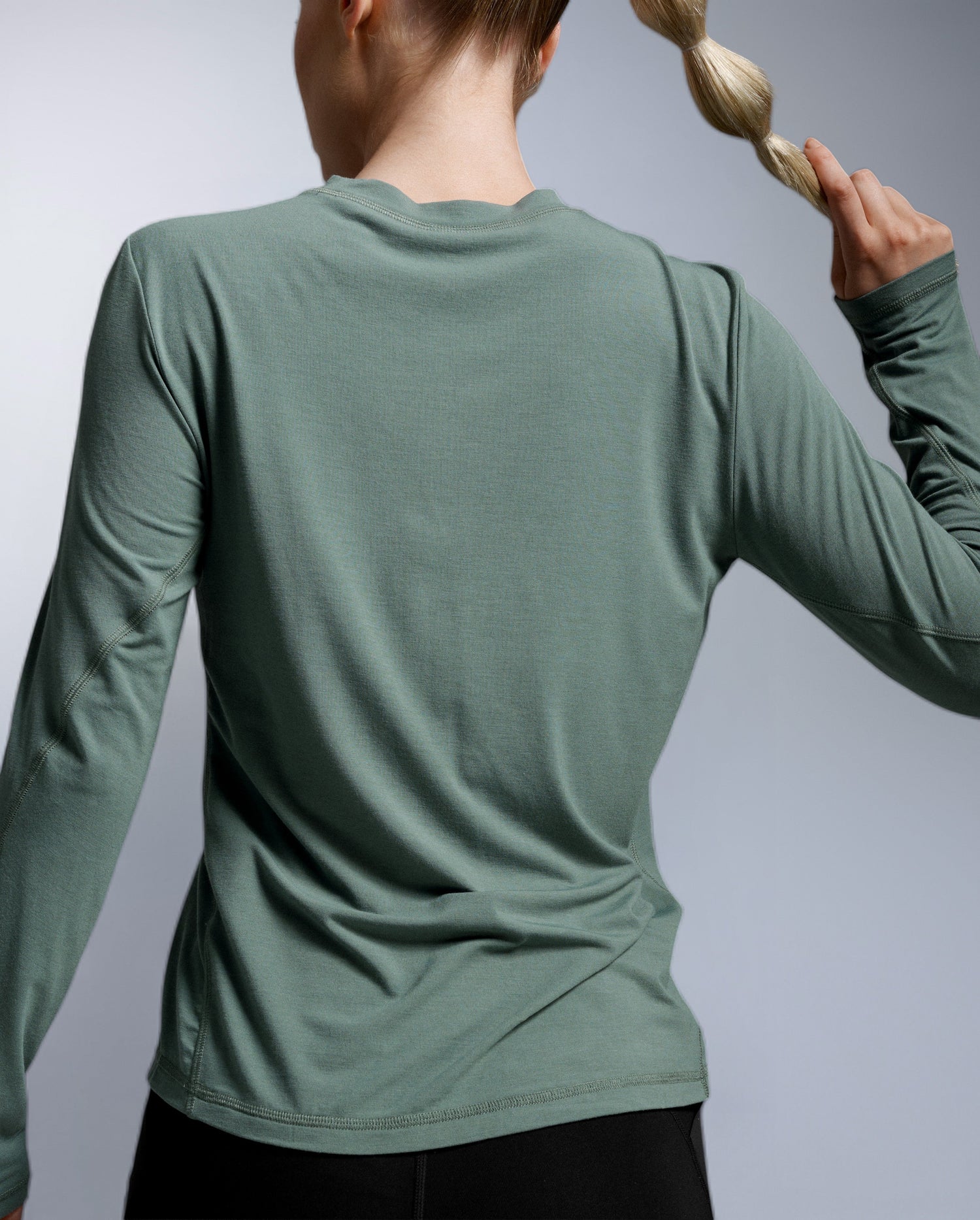 Ignition Wool Long Sleeve, Olive Leaf/Olive Leaf