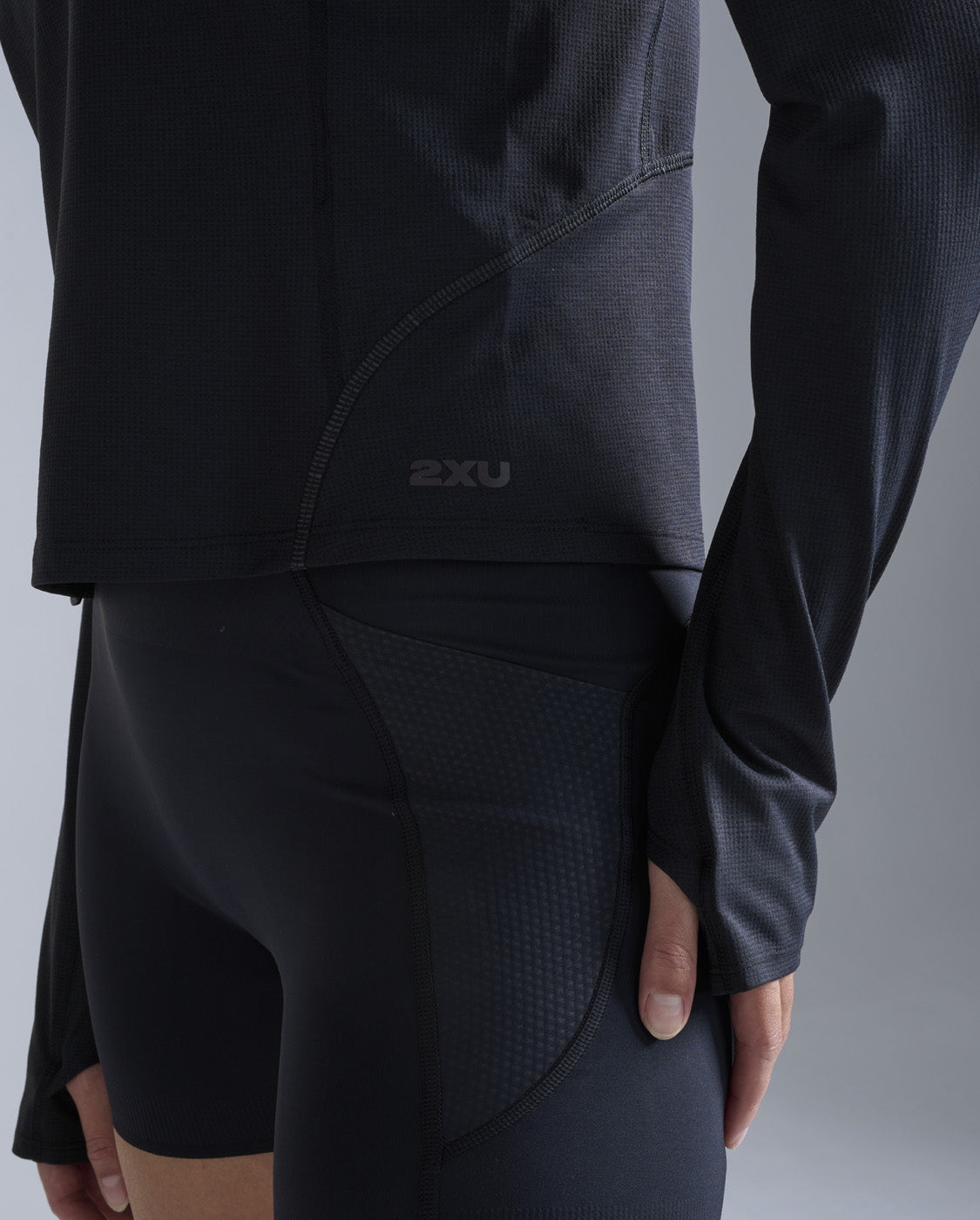 Aero Trail 1/2 Zip, Black/ Black Reflective