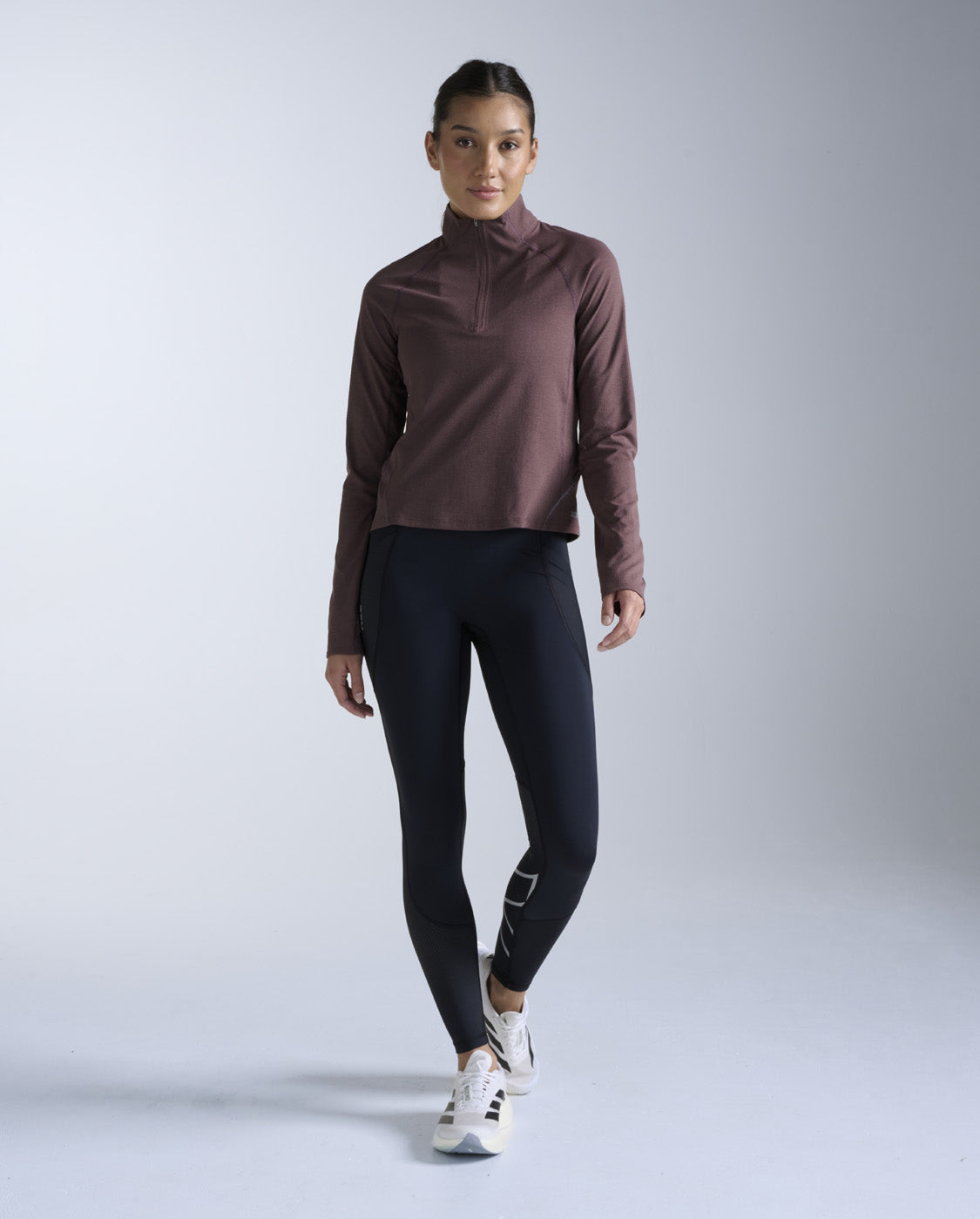 Aero Trail 1/2 Zip, Currant/Silver Reflective