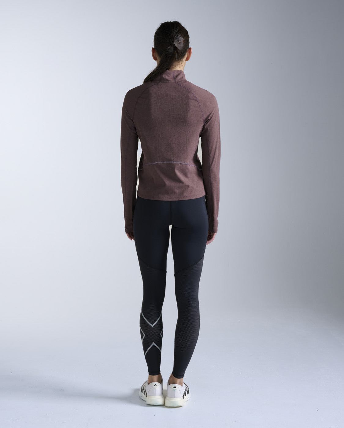 Aero Trail 1/2 Zip, Currant/Silver Reflective
