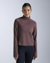 Aero Trail 1/2 Zip, Currant/Silver Reflective