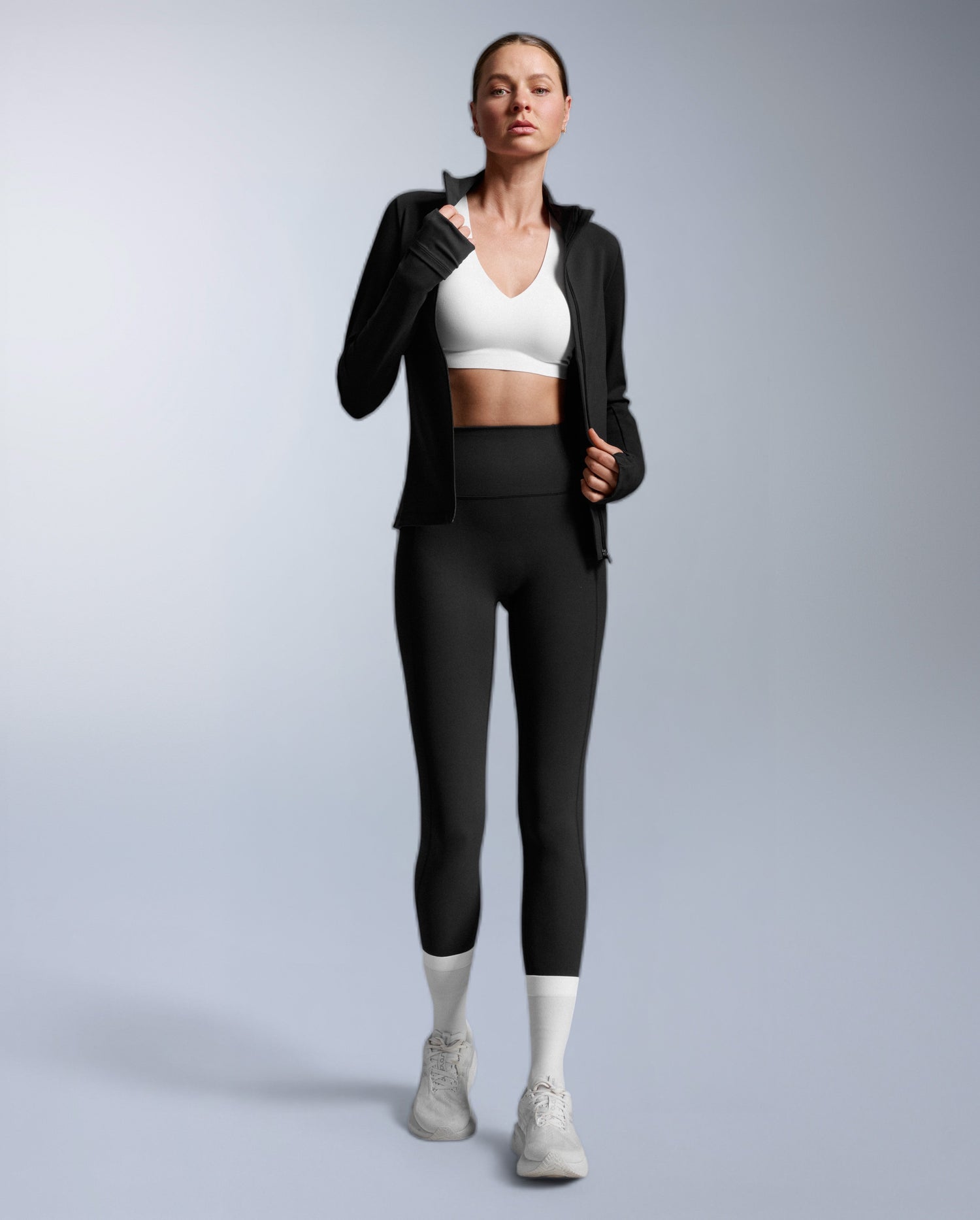 Fluid Full Zip Jacket, Black/Black
