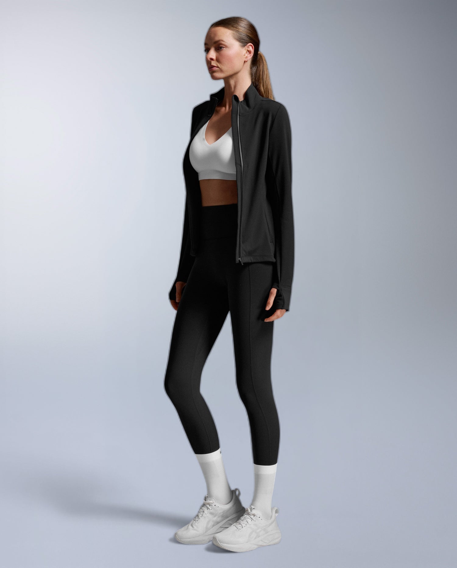 Fluid Full Zip Jacket, Black/Black