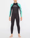 PROPEL:YOUTH WETSUIT - BLACK/OASIS