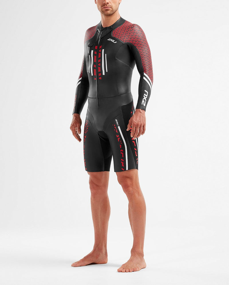 Swimrun: Pro Wetsuit, Black/Flame Scarlet