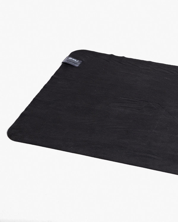 Microfibre Gym Towel, Black/Black